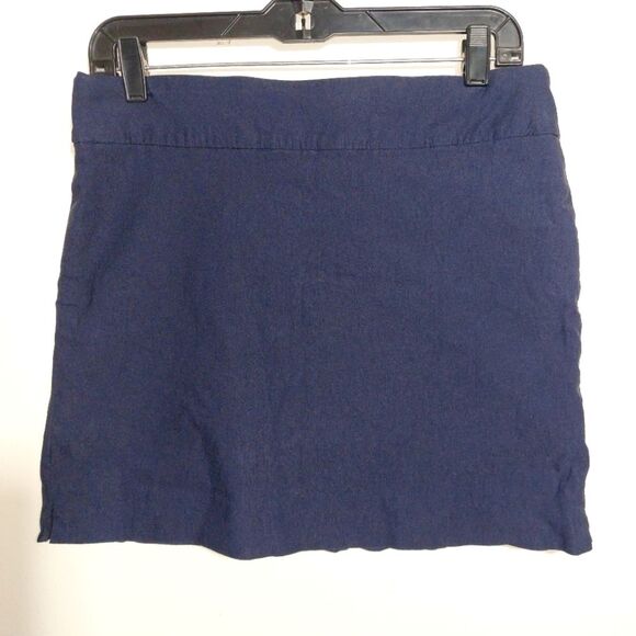 Charter Club Women's Petite Stretch Active Mini Skort Navy Size 10P EUC - Picture 4 of 11